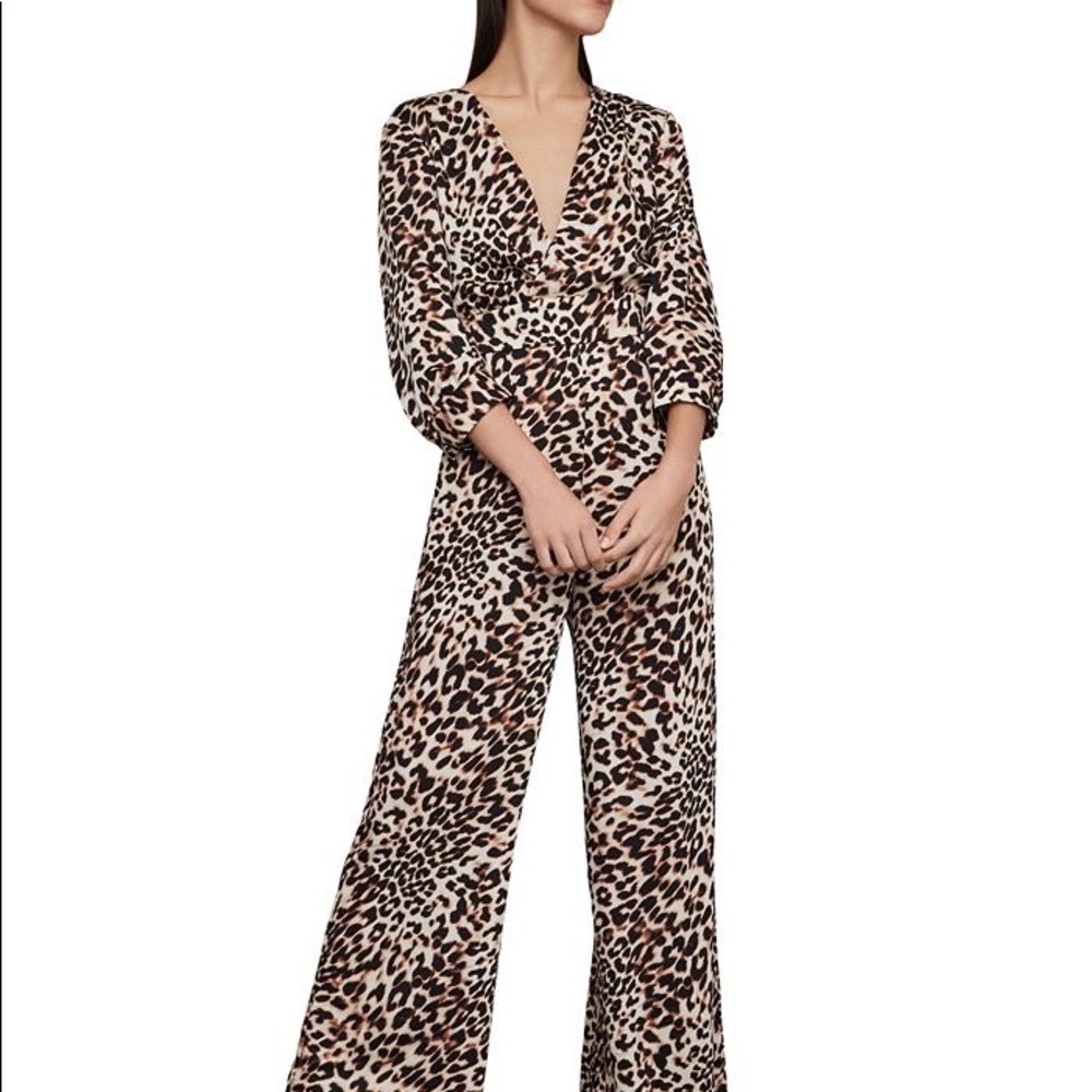 NWT BCBG MAXAZARIA Leopard jumpsuit — 328$ value ! Small
